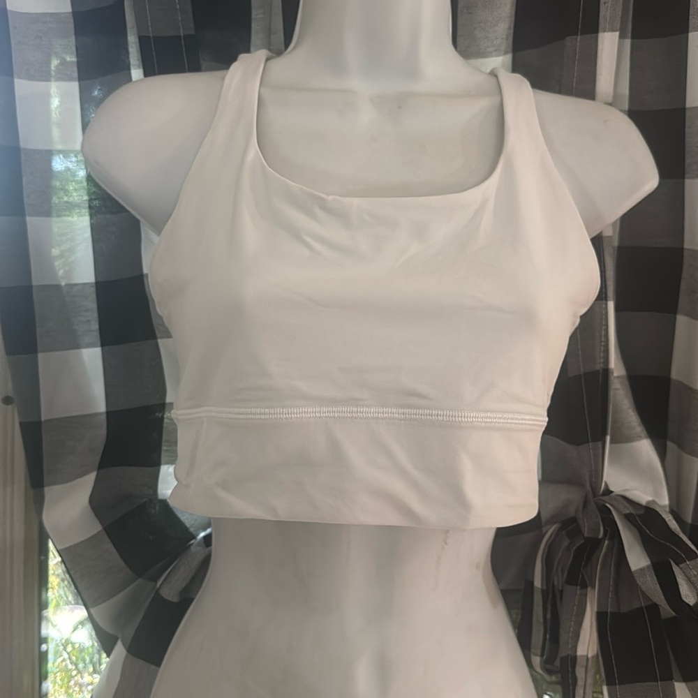 lululemon athletica White Sports Bra Size 8